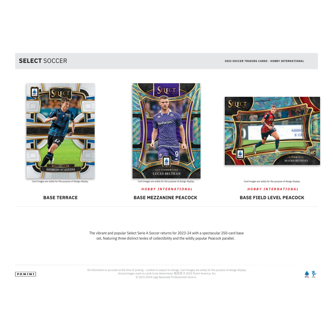 Panini Select Serie A Hobby International Box 2023/24