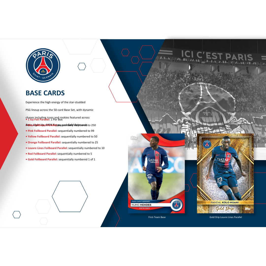 Topps PSG Team Set Box 2023/24