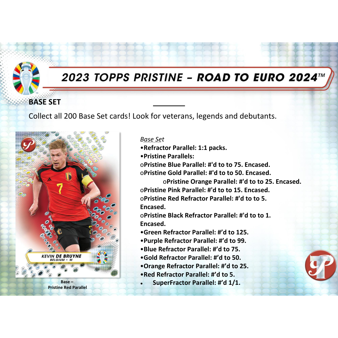 Topps Pristine Road to Euro Hobby Box 2024