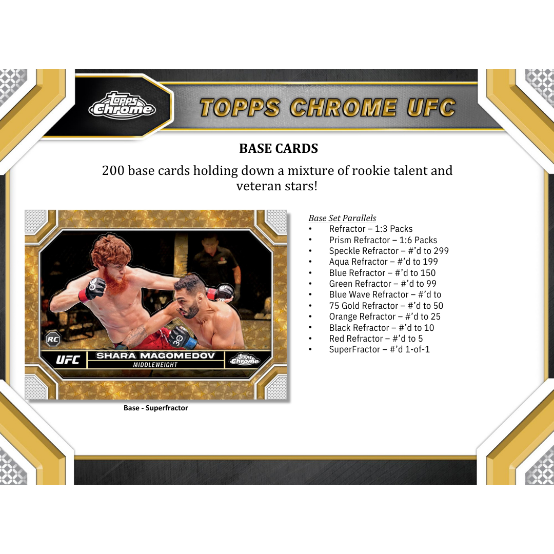 Topps Chrome UFC Blaster Box 2024