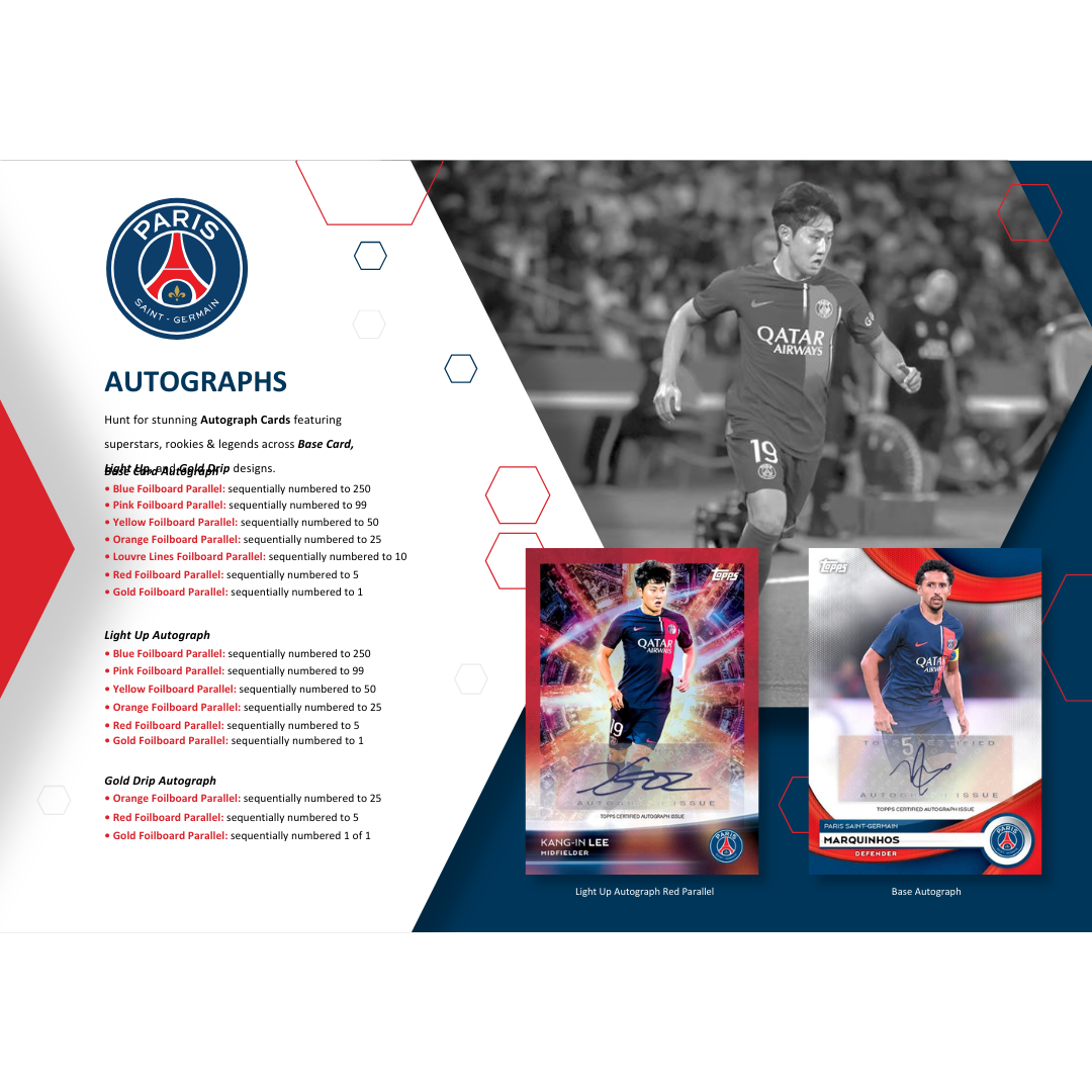 Topps PSG Team Set Box 2023/24