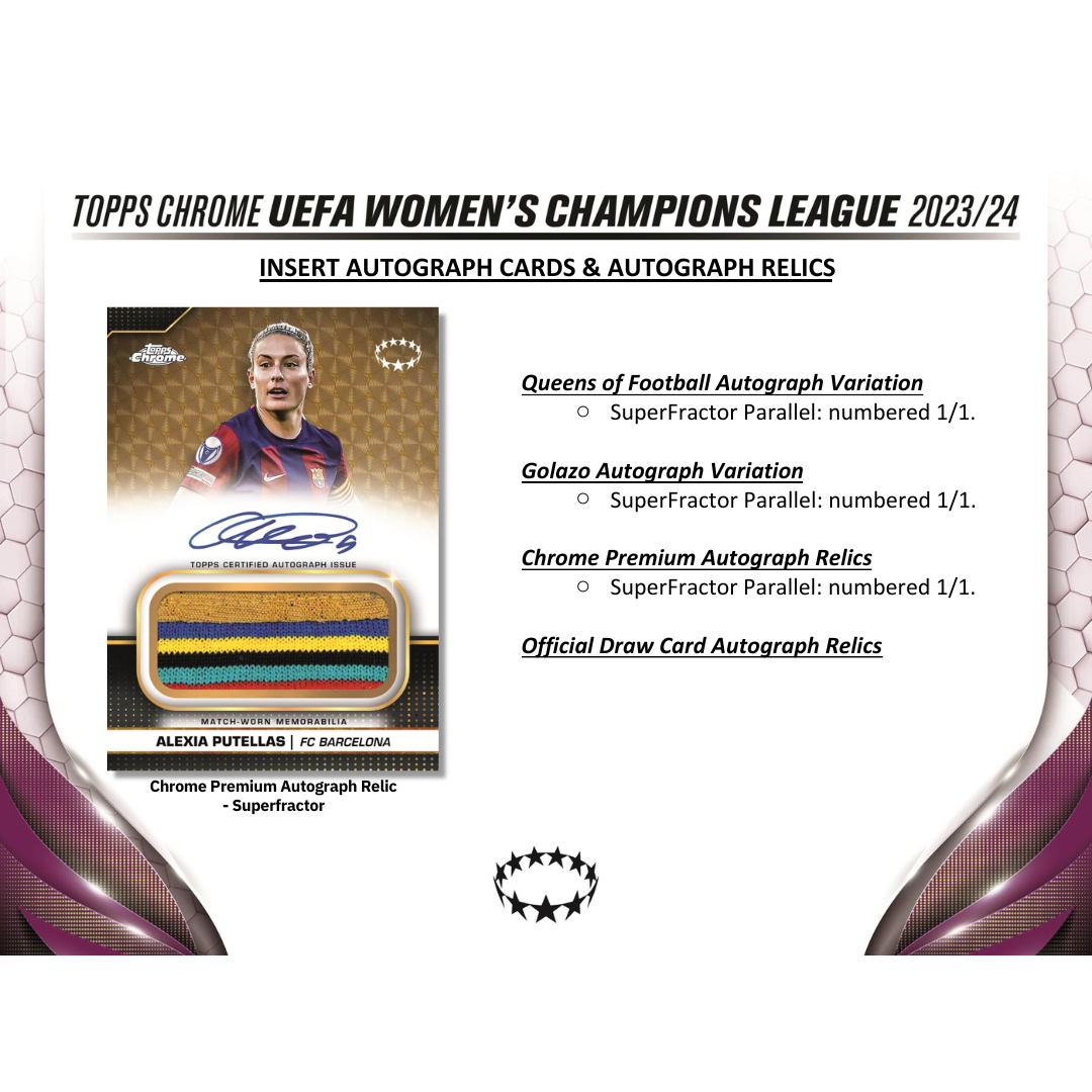 Topps Chrome Women's Champions League 2023/24 Hobby Box