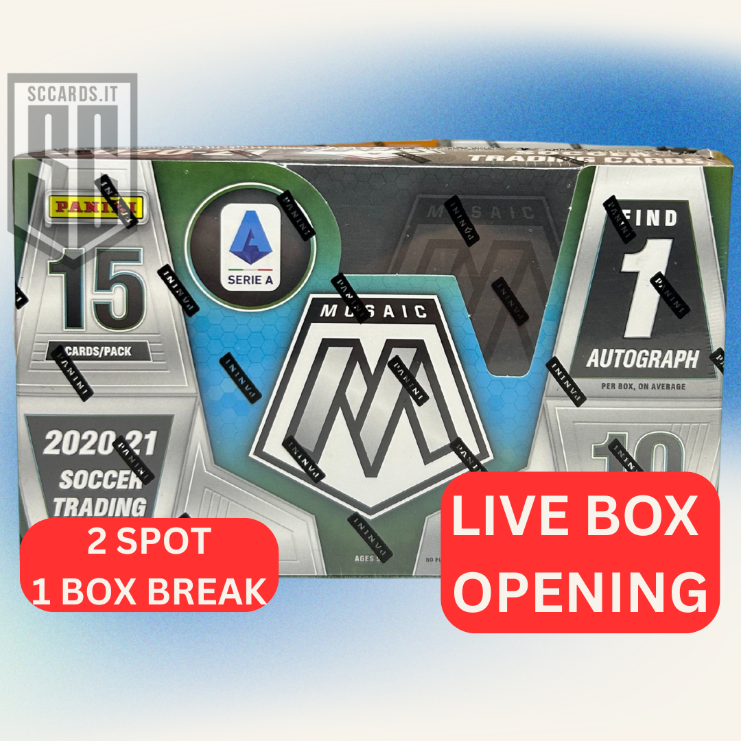 Panini Mosaic Serie A Hobby Box 2020/21 x2 Spot Opening Live