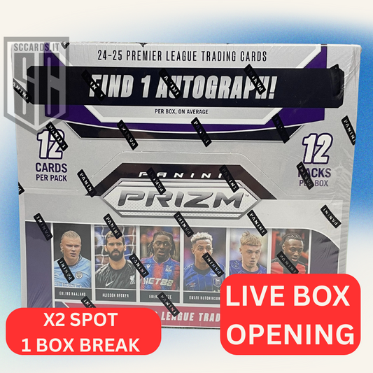 Panini Prizm Epl Hobby Box 2024/25 x2 Spot Opening Live