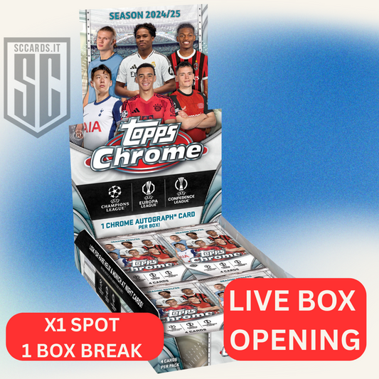 Topps Chrome UCC Hobby Box x1 Spot Box Opening!