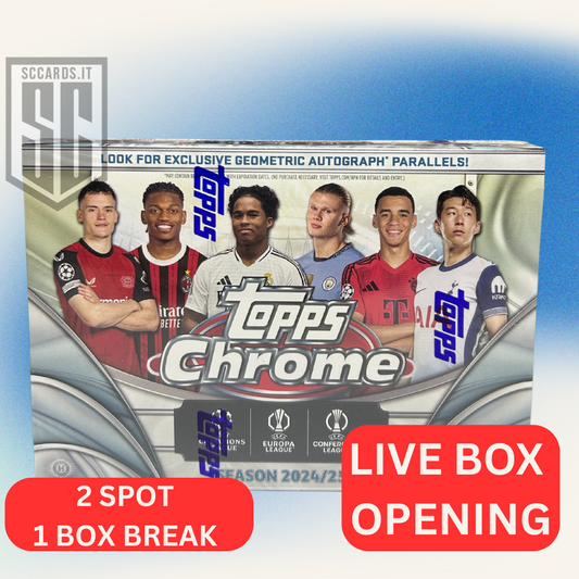 Topps Chrome UCC Breaker Delight Box 24/25 x2 Spot Live Opening
