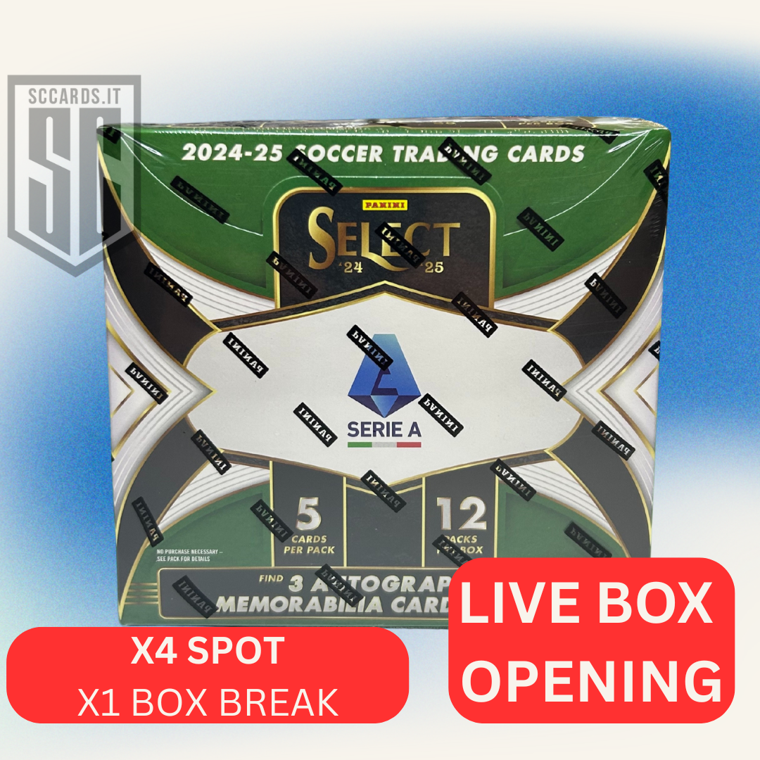 Panini Select Serie A Hobby Box 2024/25 x4 Spot Opening Live