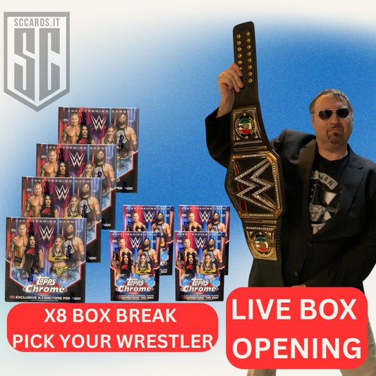 #3 X8 Box Opening-Topps Chrome WWE 2026- Pick Your Wrestler- 28 Maggio 20:30