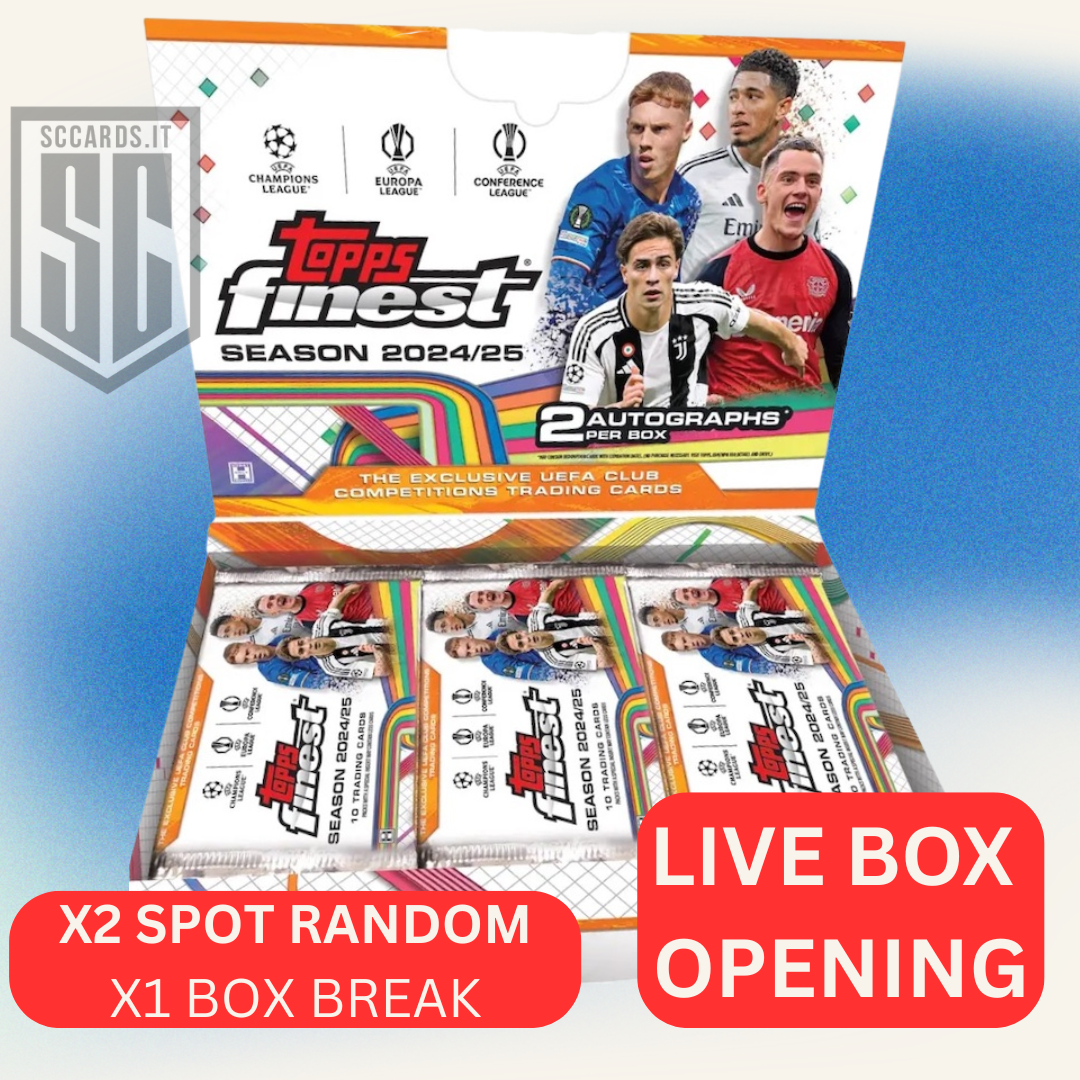 Topps Finest UCC Hobby Box 2024/25 x2 Spot Box Opening