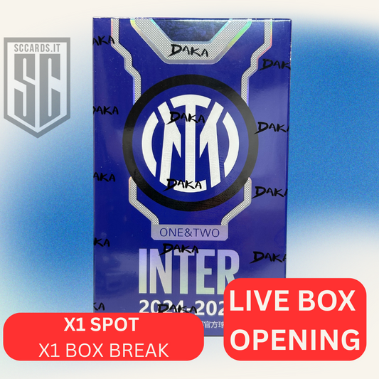 Daka One & Two Inter Hobby Box 2024/25- (X1 SPOT LIVE OPENING)