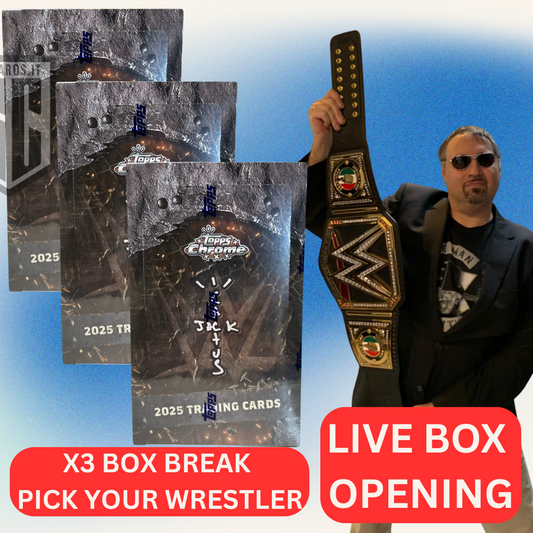 #2-3 Box Opening-Topps Chrome WWE Cactus Jack 2025- Pick your Wrestler- 4 Settembre
