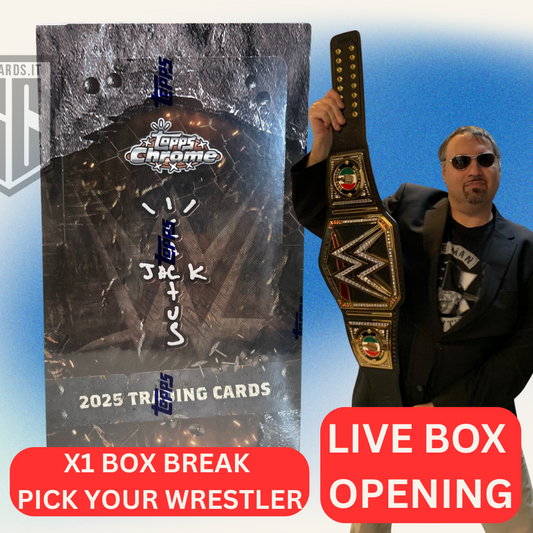 #6-1 Box Opening-Topps Chrome WWE Cactus Jack 2025- Pick your Wrestler- 9 Ottobre 20:30