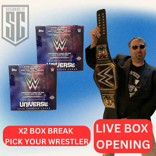 #3 X2 Box Opening-Topps Universe WWE 2025- Pick Your Wrestler- 9 Aprile 20:30