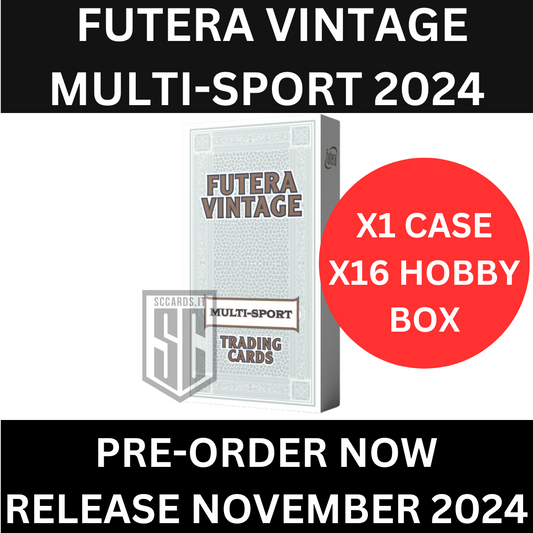 Pre-Order Futera Vintage Multi-Sport Box 2024-SEALED CASE-(16 Box)