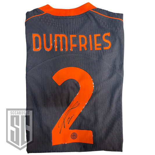 Denzel Dumfries FC Internazionale Milano 2025/26 Signed Jersey