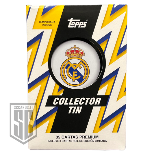 Topps Real Madrid Collector Tin Box 2025/26