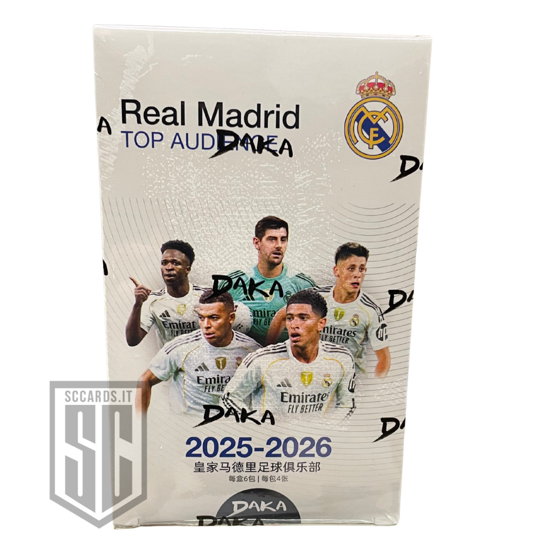 Daka Real Madrid Top Audience Hobby Box 2025/26-SEALED CASE-(20 BOX)