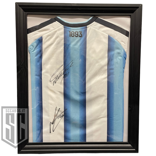 Lautaro Martinez & Nico Paz Argentina 2025/26 Signed Jersey