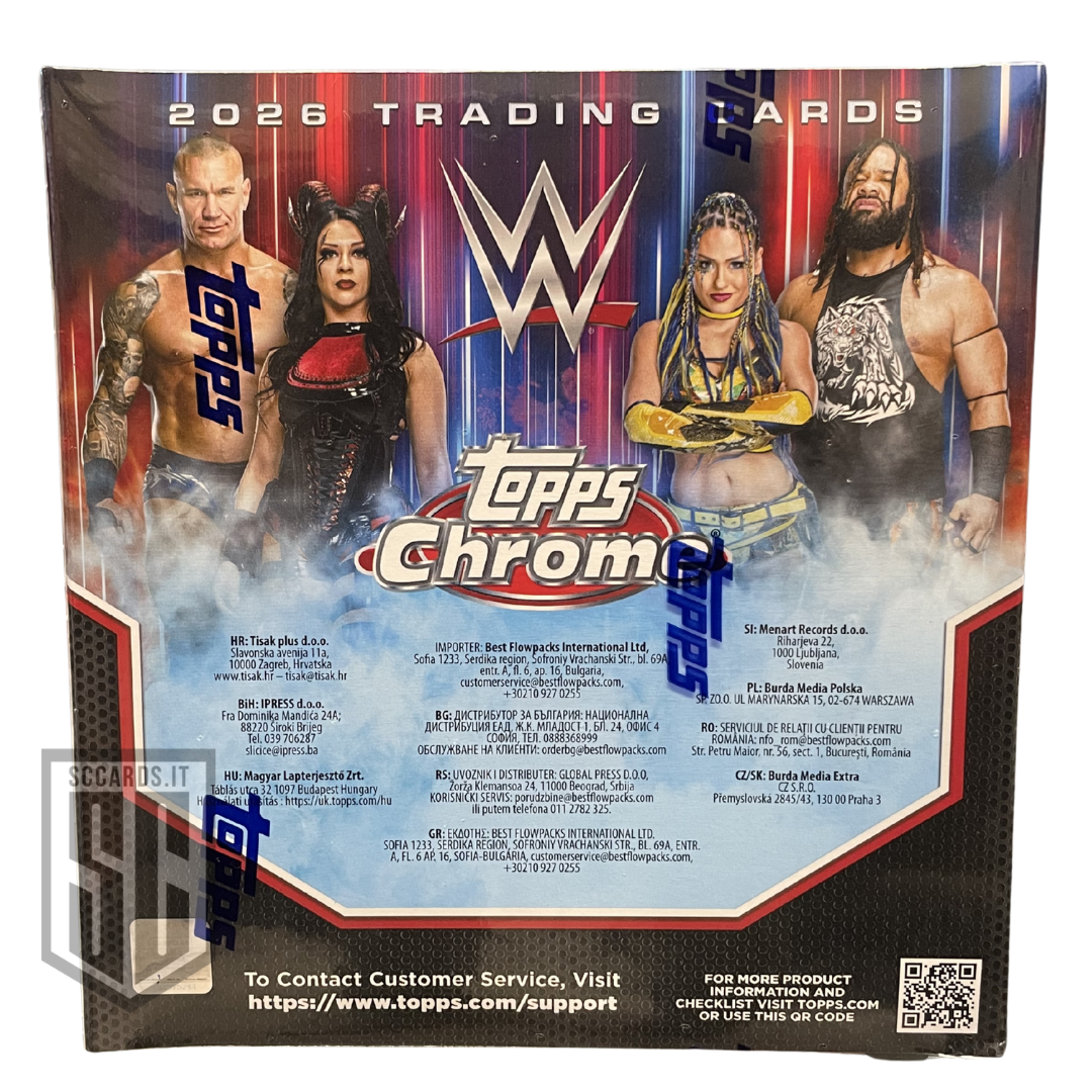 Topps Chrome WWE Mega Box 2026-LIVE OPENING POSA