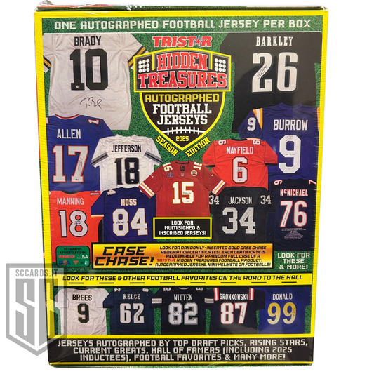 Tristar Hidden Treasure Autographed Football Jersey Box 2025