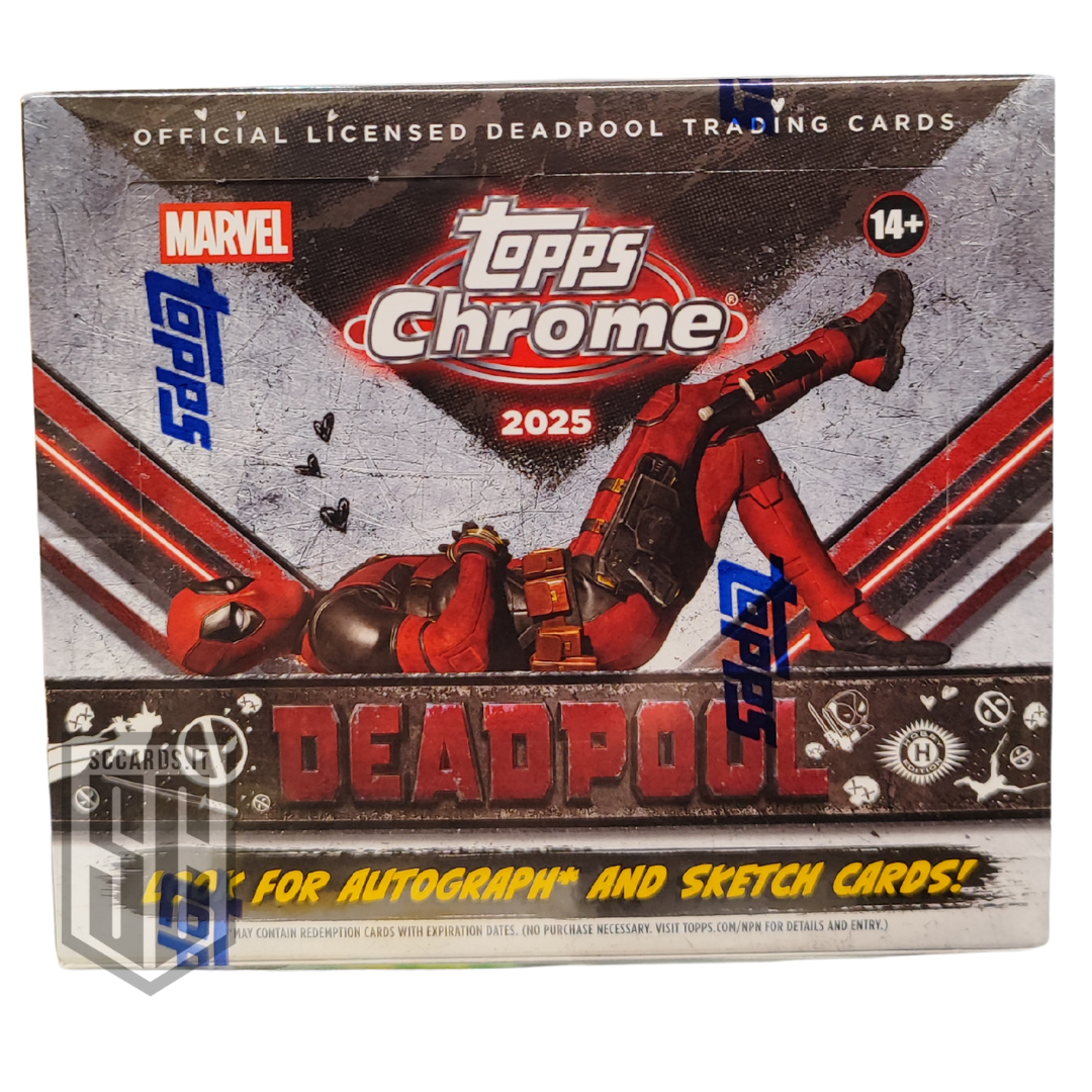 Topps Chrome Deadpool Marvel 2025 Hobby Box
