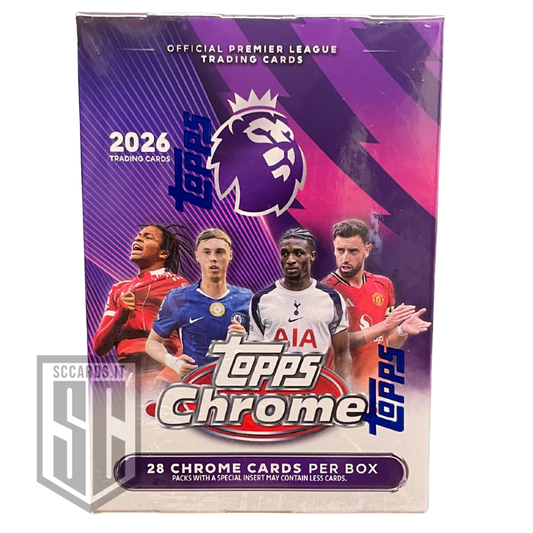 Topps Chrome EPL Premier League Blaster Box 2026