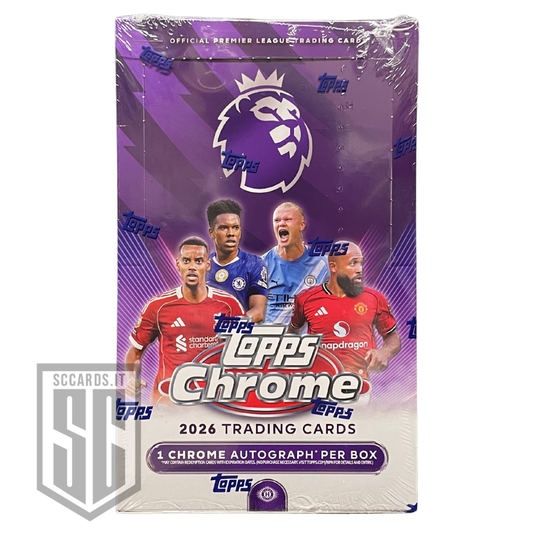 Topps Chrome EPL Premier League Hobby Box 2026