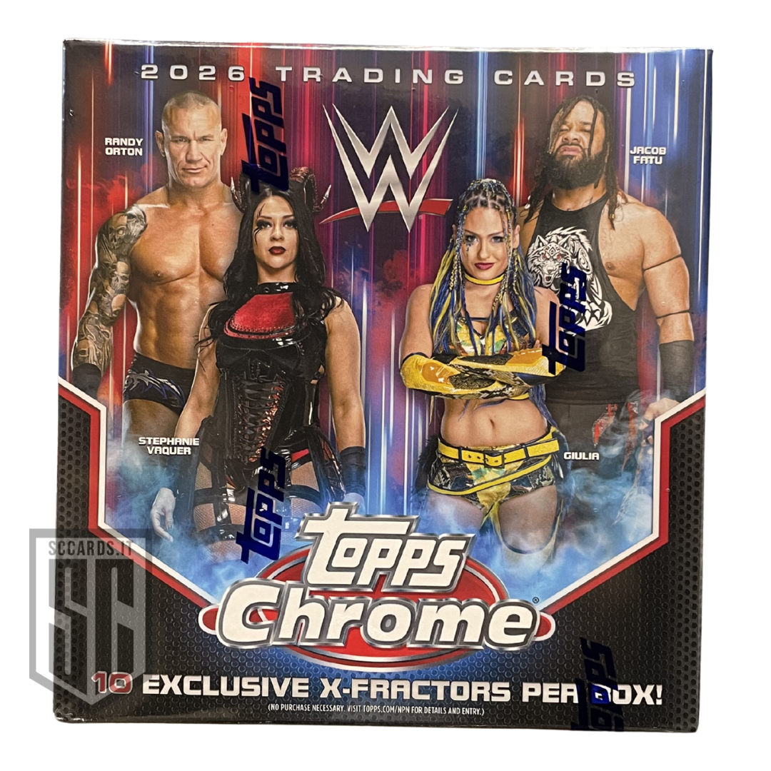 Topps Chrome WWE Mega Box 2026-LIVE OPENING POSA