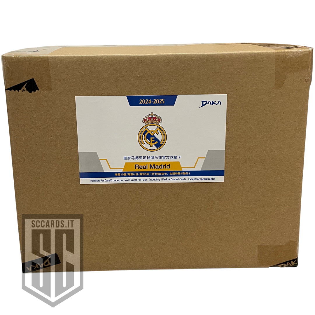 Daka Real Madrid Hobby Box 2024/25-SEALED CASE-(10 BOX)