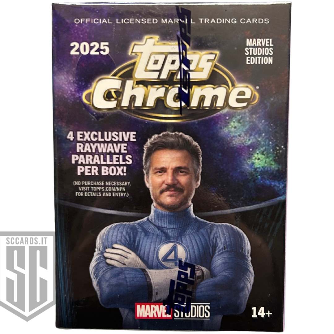 Topps Chrome Marvel Studios Blaster Box 2025