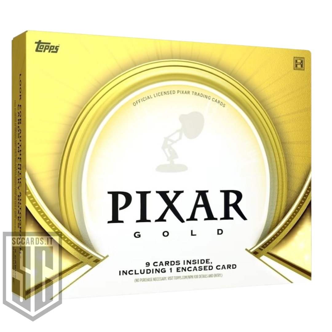 Topps Pixar Gold Hobby Box 2025-SEALED CASE-(6 BOX)