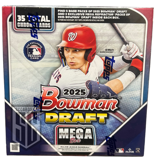 Topps Bowman Draft Baseball Mega Box 2025