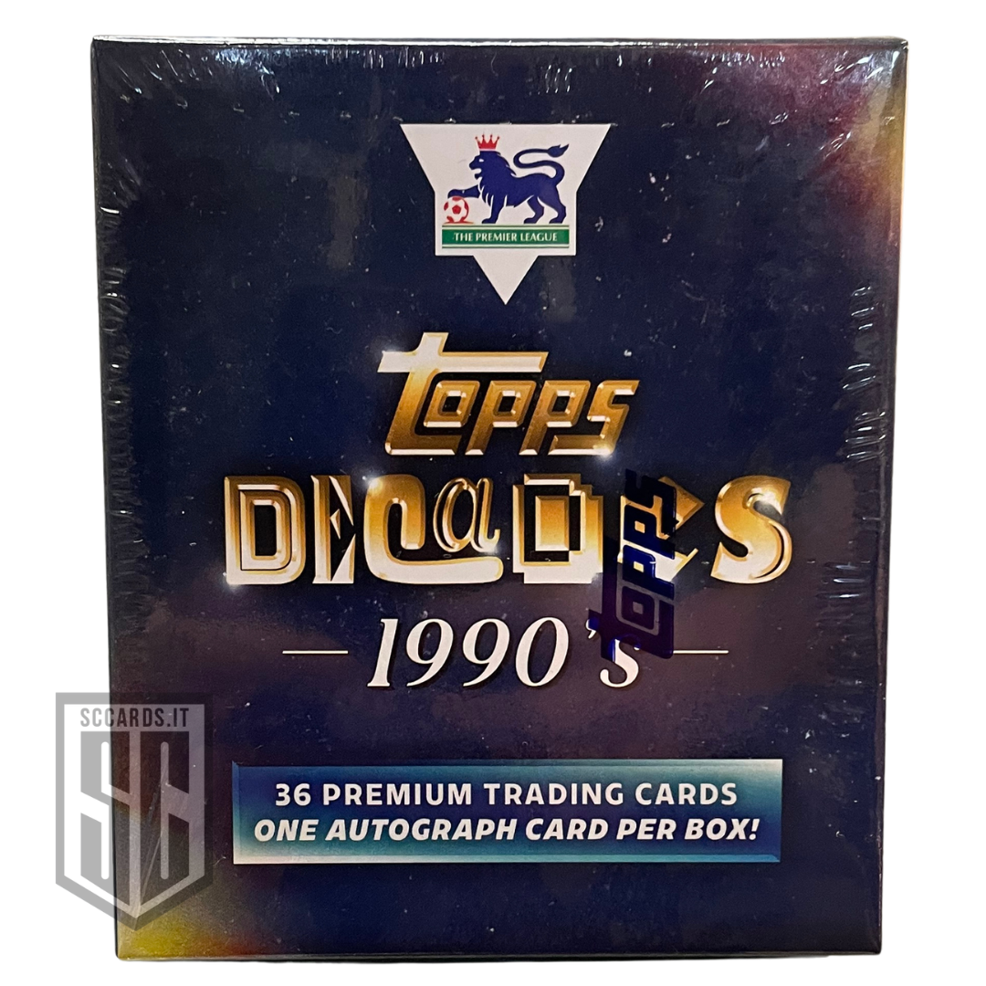Topps Decades Premier League EPL 90's Edition Hobby Box 2025