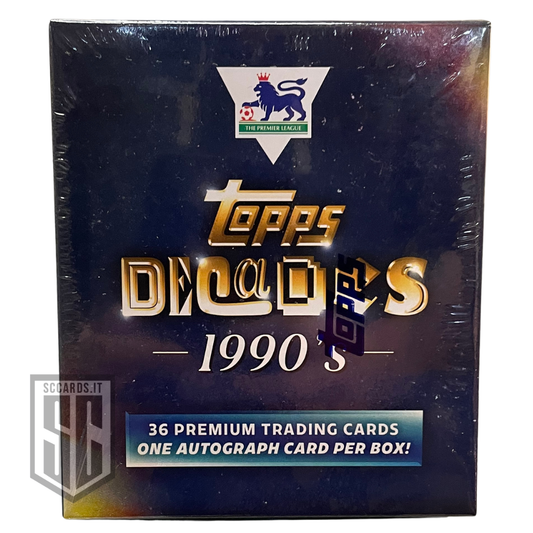 Topps Decades Premier League EPL 90's Edition Hobby Box 2025