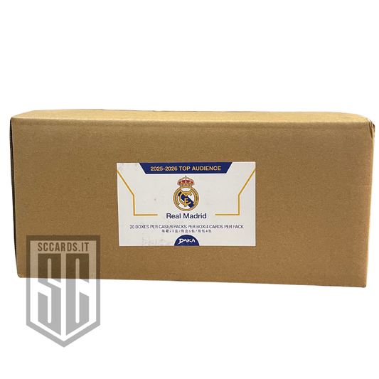 Daka Real Madrid Top Audience Hobby Box 2025/26-SEALED CASE-(20 BOX)