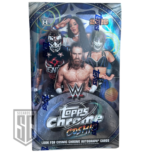 Topps Chrome Cosmic WWE Hobby Box 2026-LIVE OPENING POSA
