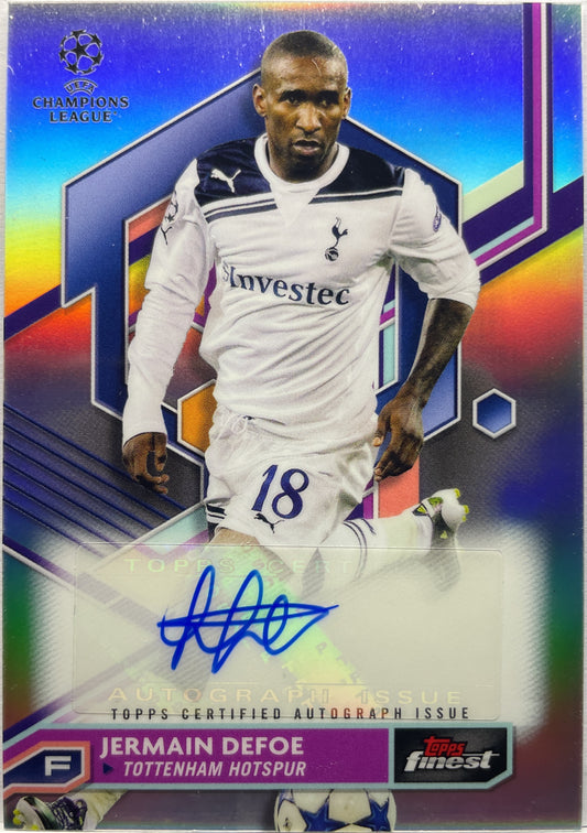 Jermain Defoe Autograph Topps Finest UCC 2022/23