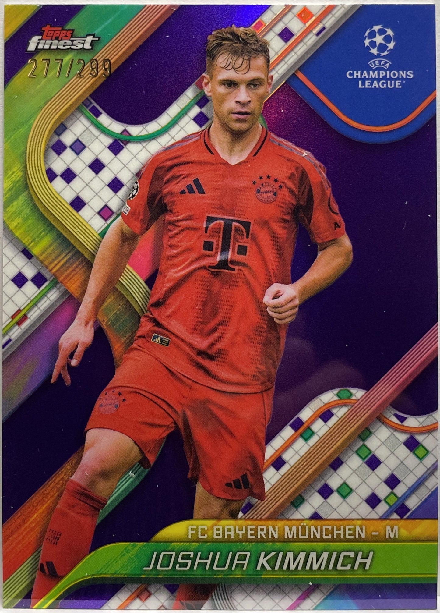Joshua Kimmich 277/299 Purple Topps Finest UCC 2024/25
