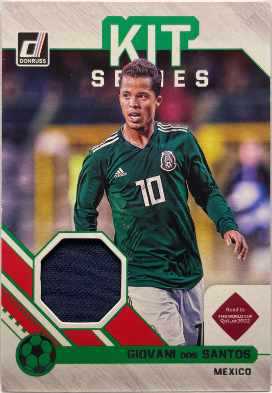 Giovani Dos Santos Patch Donruss Road To Qatar 2021/22