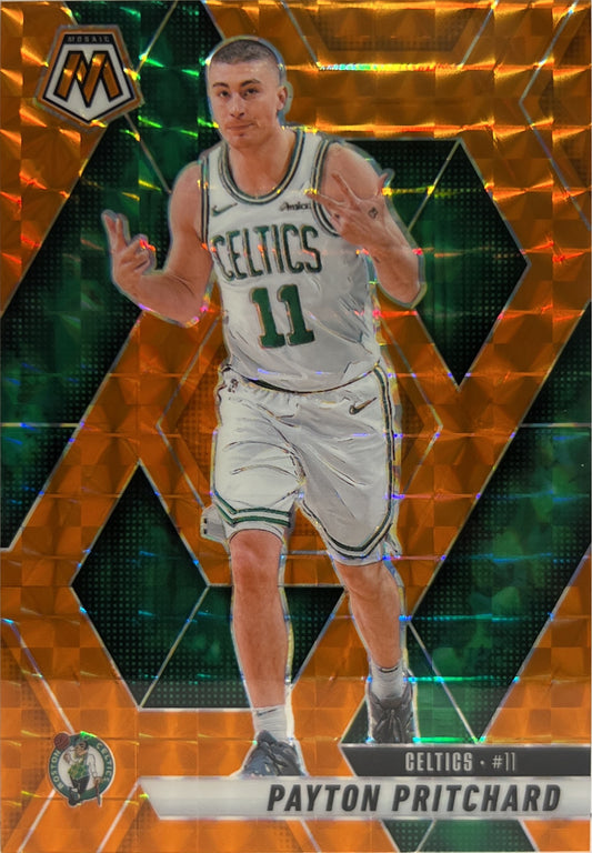 Payton Pritchard 208/249 Orange Mosaic Basketball NBA 2024/25