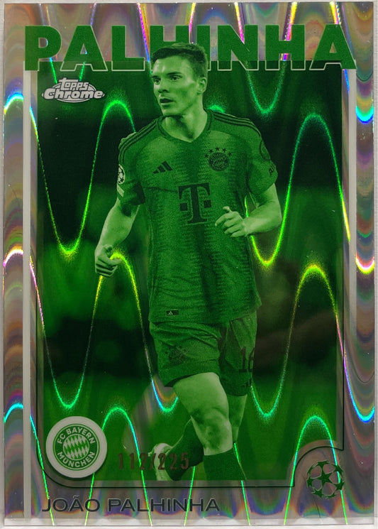 Joao Palhinha 112/225 Night Vision RayWave Topps Chrome UCC 2024/25