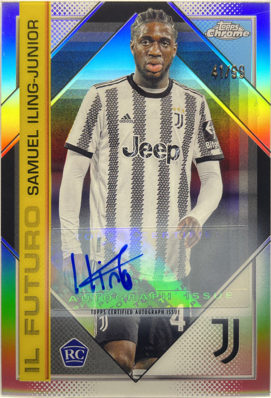 Samuel Iling-Junior 41/99 Rookie Autograph Il Futuro Topps Chrome Juventus 2022/23