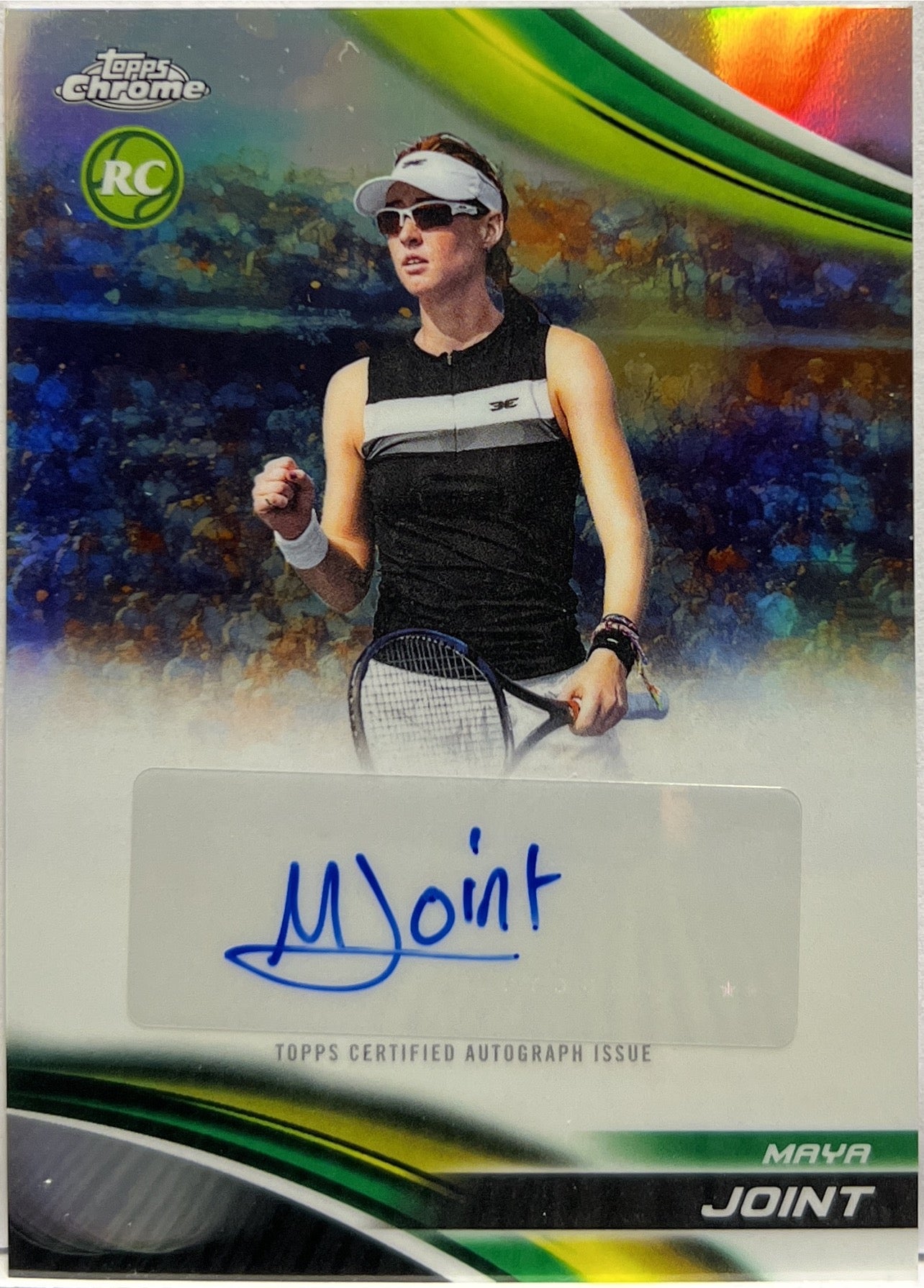 Maya Joint Rookie Autograph Refractor Topps Chrome Tennis 2025