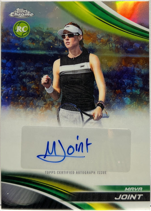 Maya Joint Rookie Autograph Refractor Topps Chrome Tennis 2025