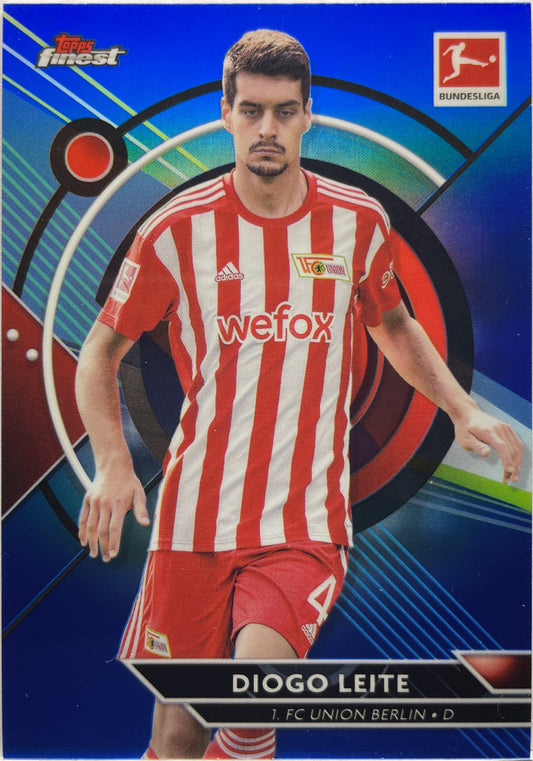 Diogo Leite 94/150 Blue Topps Finest Bundesliga 2022/23