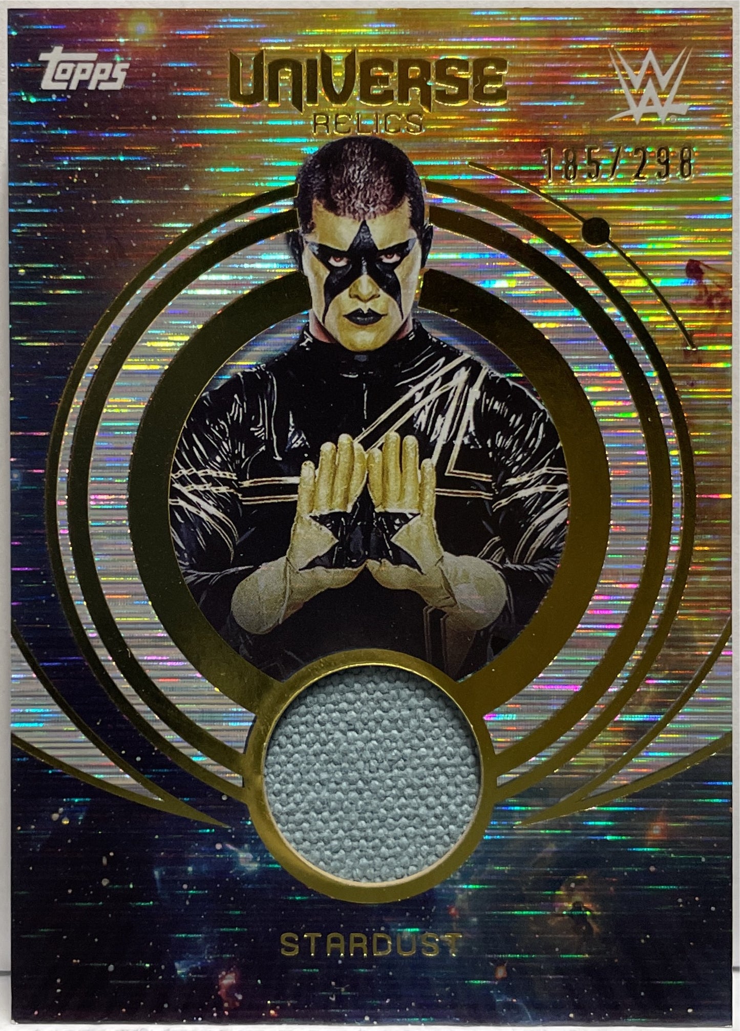 Stardust 185/298 Patch Worn Relic Topps Universe WWE 2025