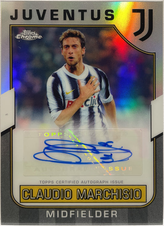 Claudio Marchisio Autograph Topps Chrome Juventus 2022/23