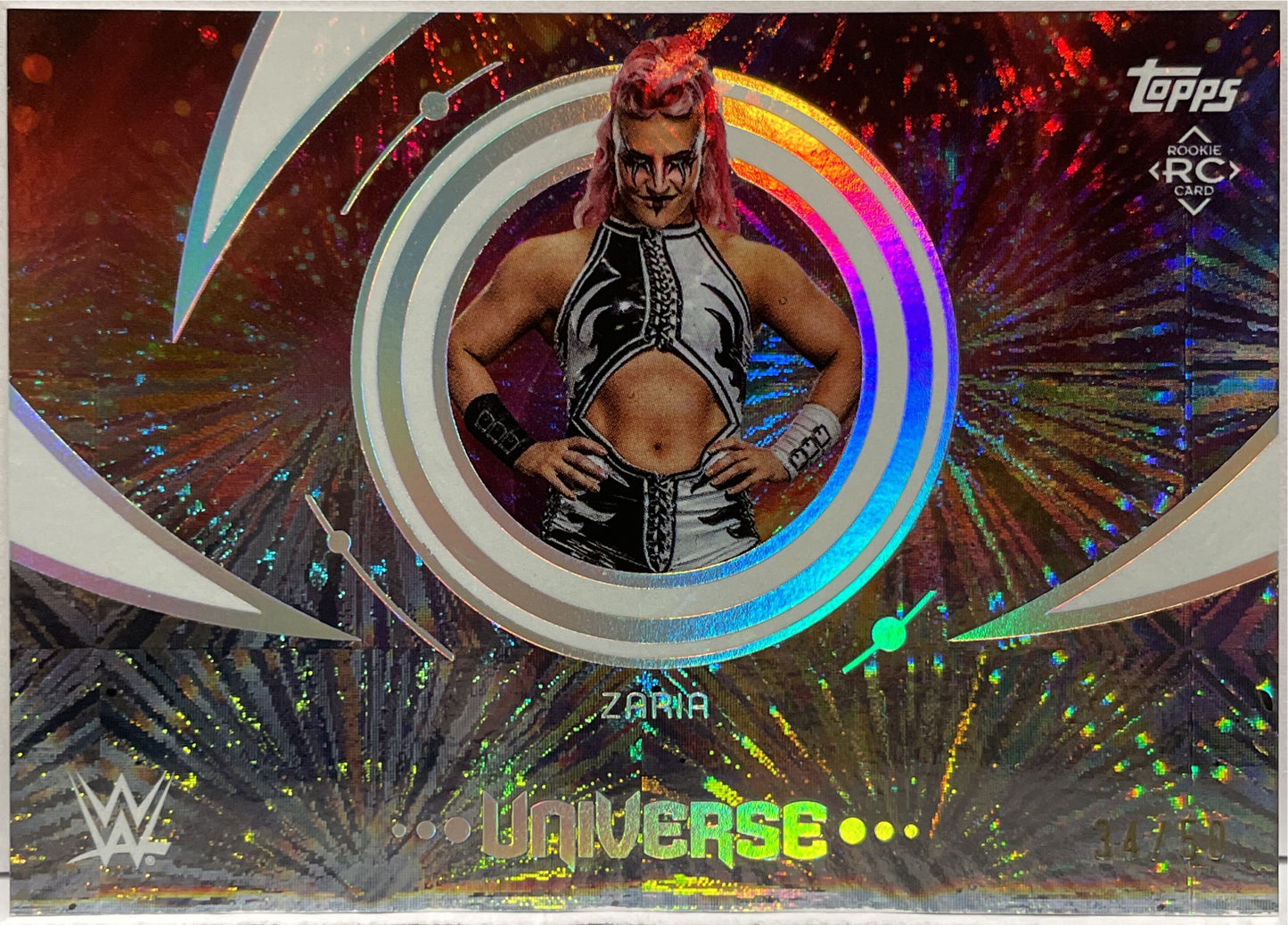 Zaria 34/50 Rookie Topps Universe WWE 2025