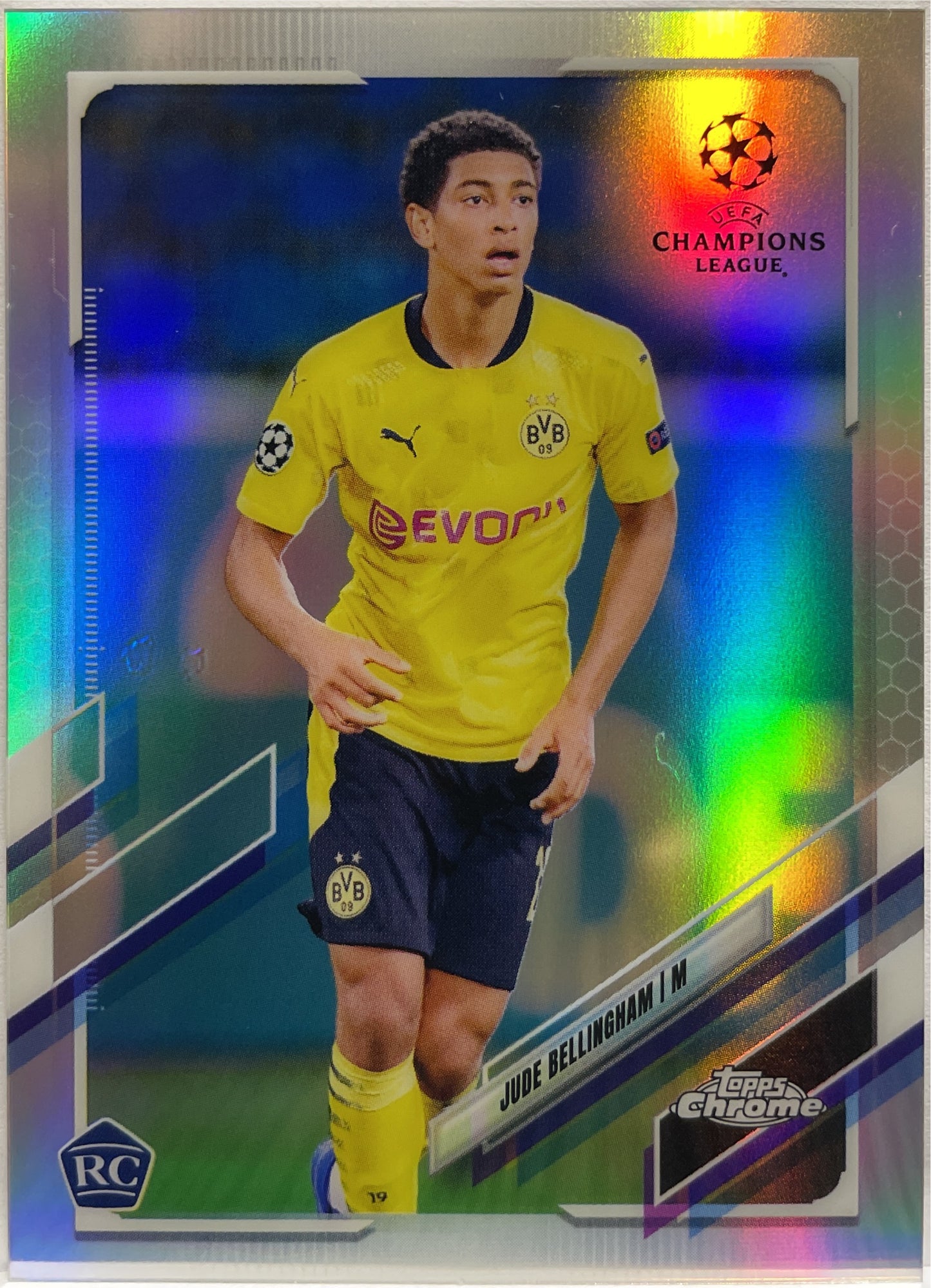Jude Bellingham Rookie Refractor Topps Chrome UCL 2020/21