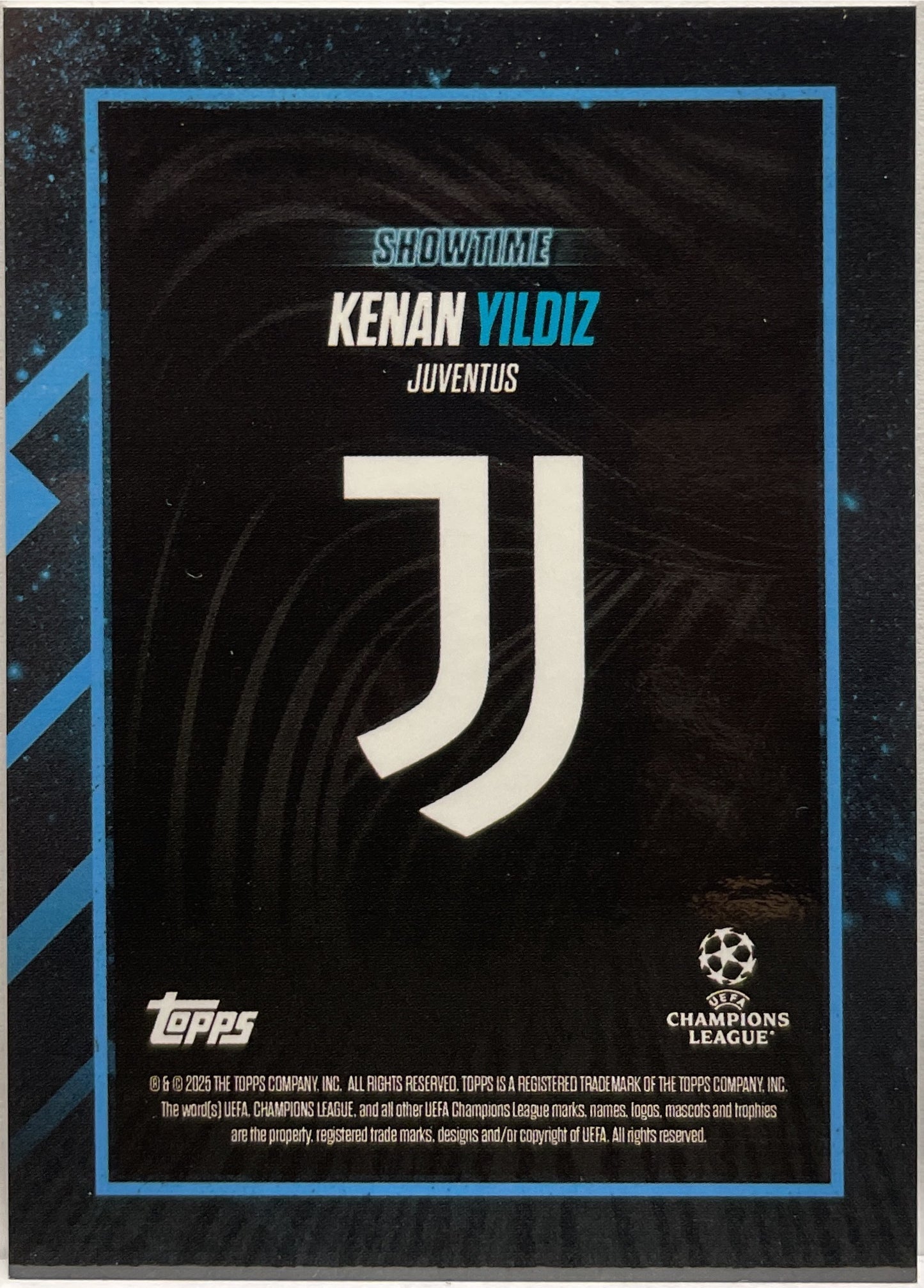 Kenan yildiz 9/49 Blue Topps Showtime 2024/25